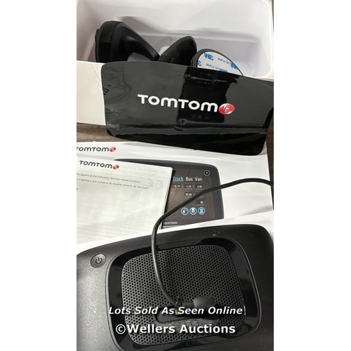 8129 - TOMTOM TRUCK SAT NAV GO PROFESSIONAL 620 WITH EUROPEAN MAPS AND TRAFFIC SERVICES (VIA SMARTPHONE), U... 