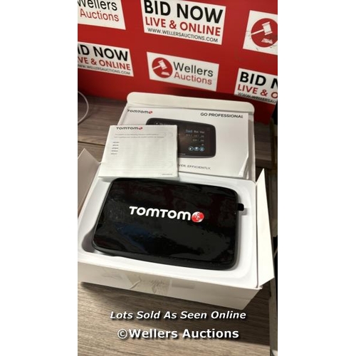 8129 - TOMTOM TRUCK SAT NAV GO PROFESSIONAL 620 WITH EUROPEAN MAPS AND TRAFFIC SERVICES (VIA SMARTPHONE), U... 