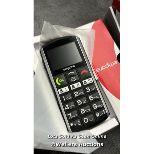 8131 - EMPORIA SIMPLICITY_LTE EASY TO USE 4G BAR MOBILE PHONE FOR THE ELDERLY, CLEAR 2