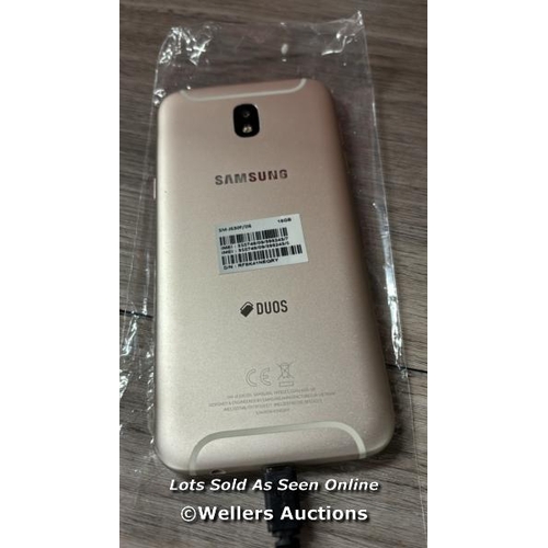 8132 - SAMSUNG GALAXY J5 (2017) 16GB 5.2IN 13MP SIM-FREE SMARTPHONE IN GOLD (RENEWED) / MINIMAL SIGNS OF US... 