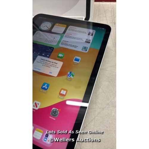 8181 - APPLE IPAD 10TH GEN, 10.9 INCH, WIFI,  MCM84NF/A / APPEARS NEW OPEN BOX, IN VERY GOOD COSMETIC CONDI... 