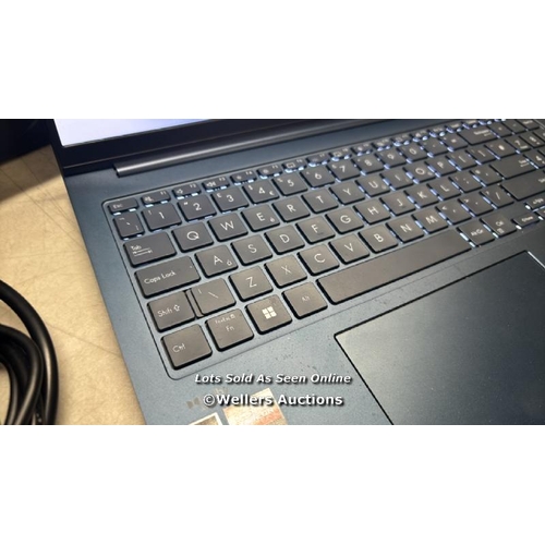 8182 - ASUS ZENBOOK, AMD RYZEN 7, 16GB RAM, 512GB SSD, 15.6 INCH OLED LAPTOP, UM3504DA-NX015W / APPEARS NEW... 