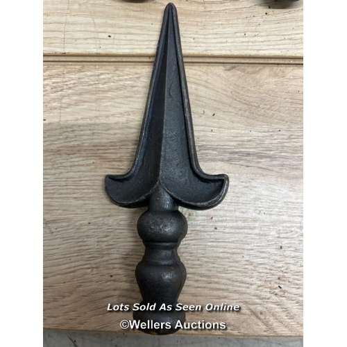 334 - X14 arrowhead-shaped iron rail heads