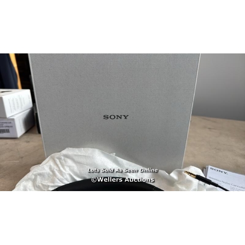 8024 - SONY WHCH720NB NOISE CANCELLING OVEREAR HEADPHONES / POWERS UP / MINIMAL IF ANY SIGNS OF USE / CONNE... 