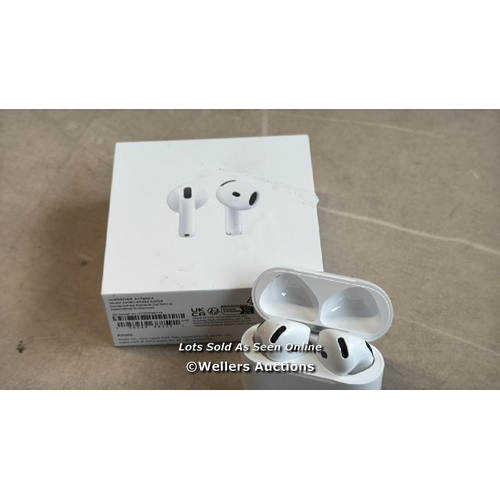 8035 - APPLE AIRPODS 4TH GEN / MXP63ZM/A / MINIMAL SIGNS OF USE / NO POWER / SEE IMAGES / G4