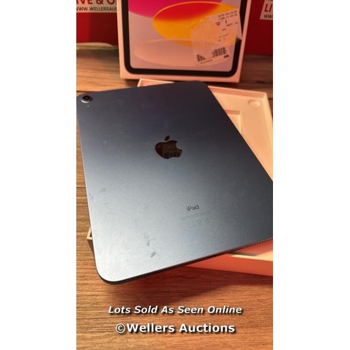 8060 - APPLE IPAD 10TH GEN, 10.9 INCH, WIFI,  MCM84NF/A / APPEARS NEW OPEN BOX, IN VERY GOOD COSMETIC CONDI... 