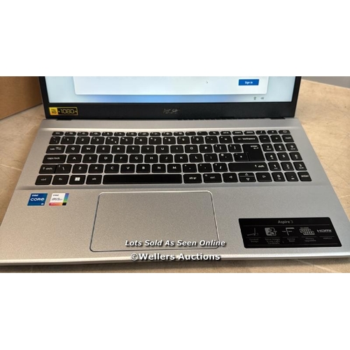 8083 - ACER ASPIRE 3, INTEL CORE I5, 16GB RAM, 1TB SSD, 15.6 INCH LAPTOP, NX.K6TEK.005 / MINIMAL SIGNS OF U... 