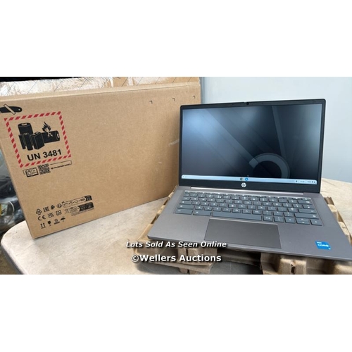 8086 - HP CHROMEBOOK, INTEL CORE I3, 8GB RAM, 256GB SSD, 14 INCH LAPTOP, 14A-NF0000NA / MINIMAL IF ANY SIGN... 