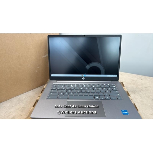 8086 - HP CHROMEBOOK, INTEL CORE I3, 8GB RAM, 256GB SSD, 14 INCH LAPTOP, 14A-NF0000NA / MINIMAL IF ANY SIGN... 