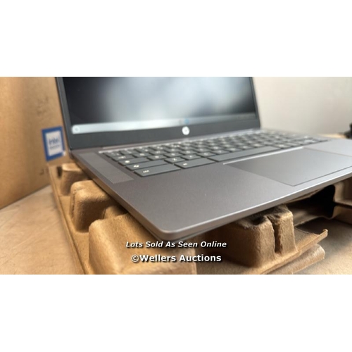 8086 - HP CHROMEBOOK, INTEL CORE I3, 8GB RAM, 256GB SSD, 14 INCH LAPTOP, 14A-NF0000NA / MINIMAL IF ANY SIGN... 