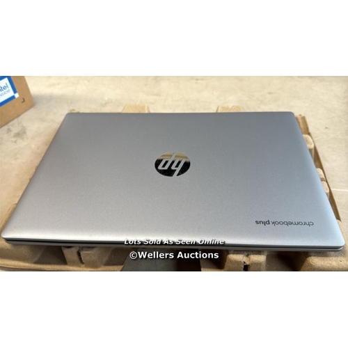 8086 - HP CHROMEBOOK, INTEL CORE I3, 8GB RAM, 256GB SSD, 14 INCH LAPTOP, 14A-NF0000NA / MINIMAL IF ANY SIGN... 