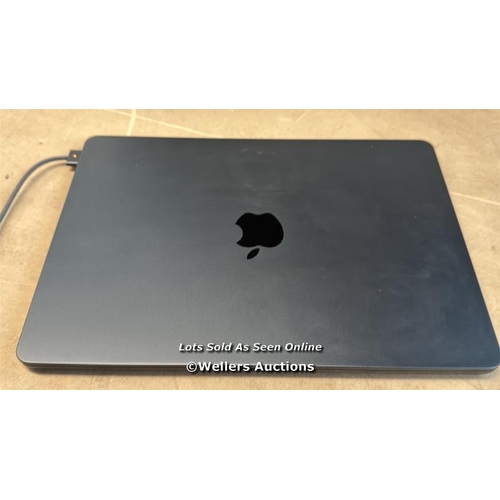 8091 - APPLE MACBOOK AIR 2024 / APPLE M3 CHIP / 8GB RAM / 256GB SSD / 13.6 INCH / MIDNIGHT / MRXV3B/A / MIN... 