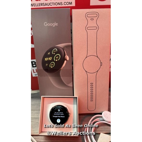 8161 - GOOGLE PIXEL WATCH 3 (41 MM) ANDROID SMARTWATCH WITH HEART RATE TRACKING, ADVANCED RUNNING FROM FITB... 