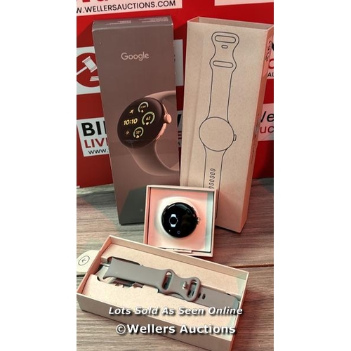 8161 - GOOGLE PIXEL WATCH 3 (41 MM) ANDROID SMARTWATCH WITH HEART RATE TRACKING, ADVANCED RUNNING FROM FITB... 