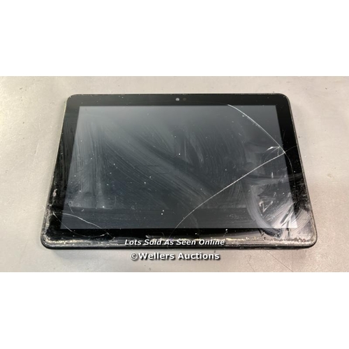 9528 - AMAZON KINDLE/ MODELK72LL4/  GOOGLE LOCKED / BLACK/ SCREEN DAMAGED