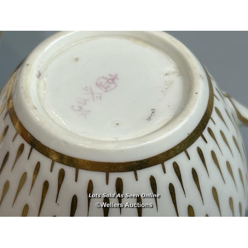 120 - Collection of porcelain mainly tea & coffee cups including a Luneville floral teacup and saucer, Roy... 