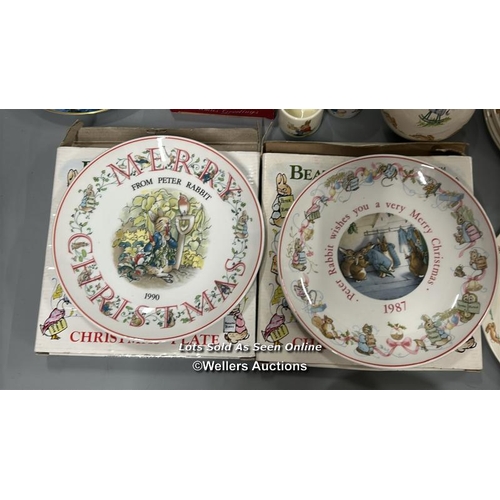 88 - Assorted children's porcelain including Royal Doulton Bunnykins most copyright dated 1936, Wedgewood... 