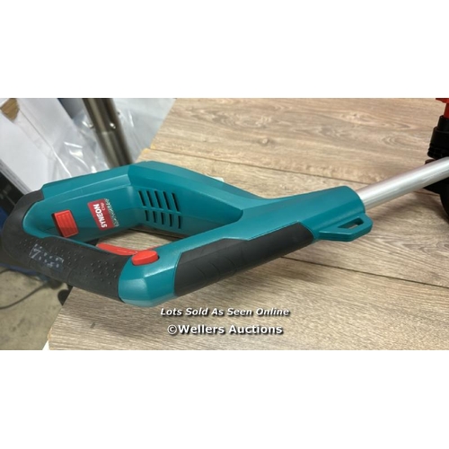 4372 - BOSCH ADVANCEDGRASSCUT 36V CORDLESS GRASS TRIMMER / MINIMAL SIGNS OF USE / SNAPPED SHAFT / NO POWER ... 