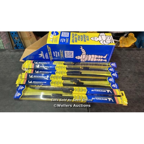 4542 - 7X ASSORTED MICHELIN WIPER BLADES / APPEARS NEW - SEE IMAGES / W3