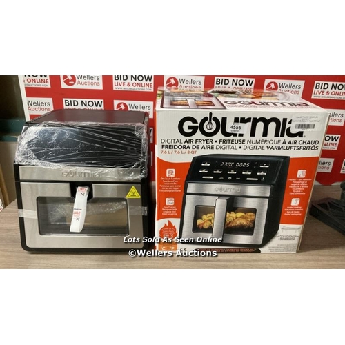 4555 - GOURMIA 7.6L DIGITAL AIR FRYER WITH LIGHT & WINDOW / APPEARS NEW  / OPEN BOX / W1