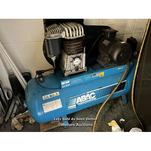 1 - Hitachi Seiki Hicell 23II CNC Lathe, comes with accessories and ABAC air compressor as shown in the ... 