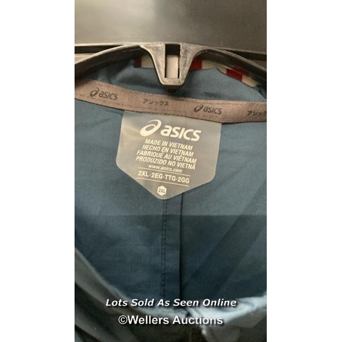 9011 - ASICS JACKET FZ LITE-SHOW HOOD BLUE