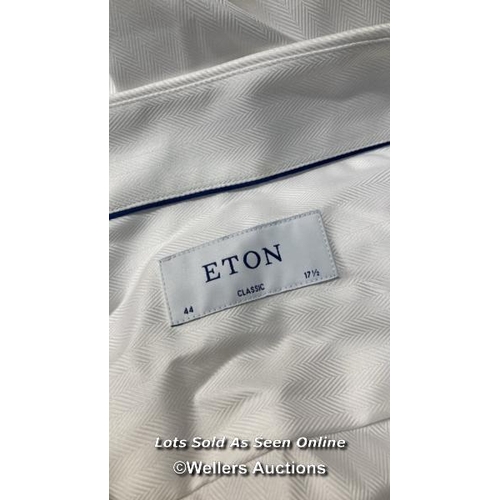 9048 - ETON FULL SHIRT CLASSIC CUTAWAY HERRINGBONE 17