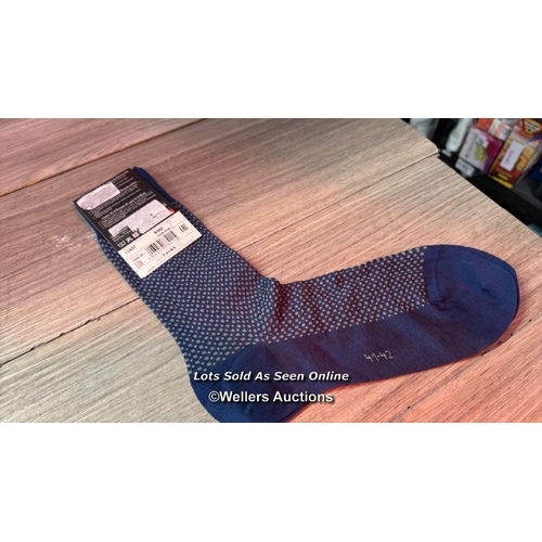 9170 - FALKE SOCK UPTOWN TIE 41-42 6000/ROYAL BLUE / SIZE 41-42 / APPEARS NEW / SEE IMAGES / RRP: �19