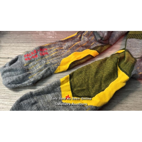 9173 - FALKE SOCKS RU4 COOL RUN 46-48 ATHLETIC / SIZE 46-48 / MINIMAL IF ANY SIGNS OF USE / SEE IMAGES / RR... 