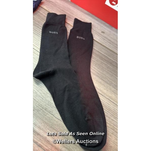 9180 - HUGO BOSS SOCK BAMBOO TNL LOGO / SIZE 39-42 / MINIMAL IF ANY SIGNS OF USE / SEE IMAGES / RRP: �13