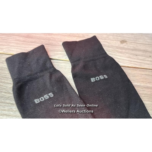 9180 - HUGO BOSS SOCK BAMBOO TNL LOGO / SIZE 39-42 / MINIMAL IF ANY SIGNS OF USE / SEE IMAGES / RRP: �13