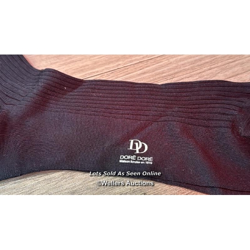 9182 - DD SOCK FIL DCOS RIB 44-45 13146/MARINE / SIZE 44-45 / MINIMAL IF ANY SIGNS OF USE / SEE IMAGES / RR... 