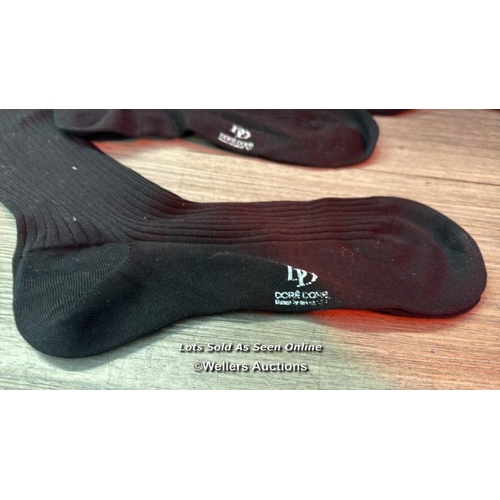 9187 - GENTS NEW DORE DORE SOCKS INCL. X2 FIL DECOSSE RIB / SIZES 38-39