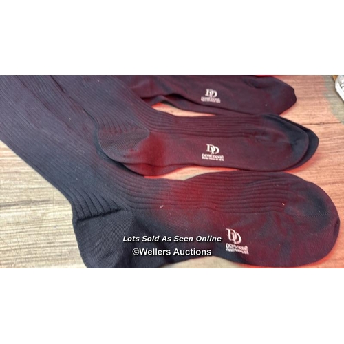 9188 - GENTS NEW DORE DORE SOCKS X4 / NEW, WITHOUT TAGS / SEE IMAGES