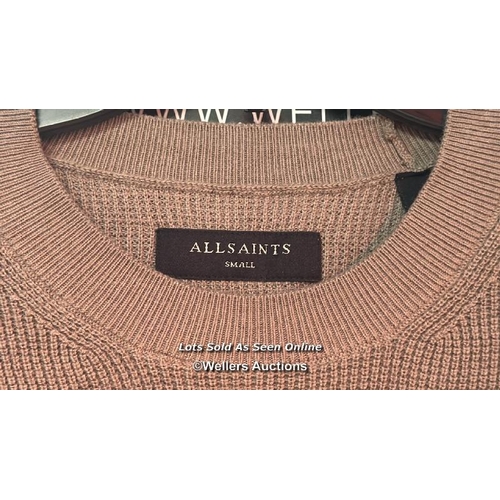 9223 - ALLSAINTS KNIT CREWNECK JUMPER / SMALL / MINIMAL SIGNS OF USE / SEE IMAGES