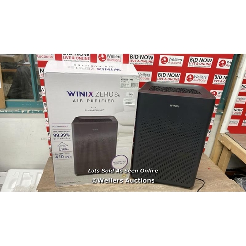 6698 - WINIX ZERO-SE AIR PURIFIER WITH HEPA & ADDITIONAL FILTER, AZSU355-NKB / POWERS UP / SIGNS OF USE