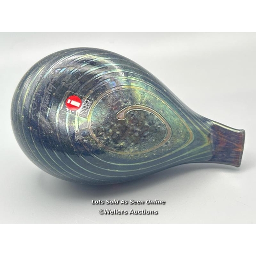 163 - Oiva Toikka (Finnish, 1931-2019) glass model of a bird, signed 'O.Toikka Nuutajärvi' with IIttala Fi... 