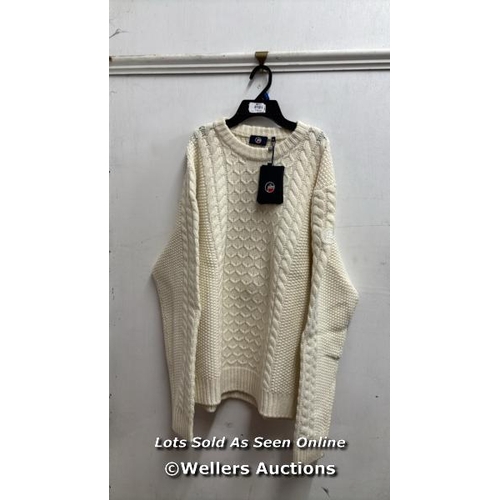 8181 - FUSALP KNIT EDMOND SWEATER / XL / 91400 NEIGE / RRP: 310 / NEW / R1