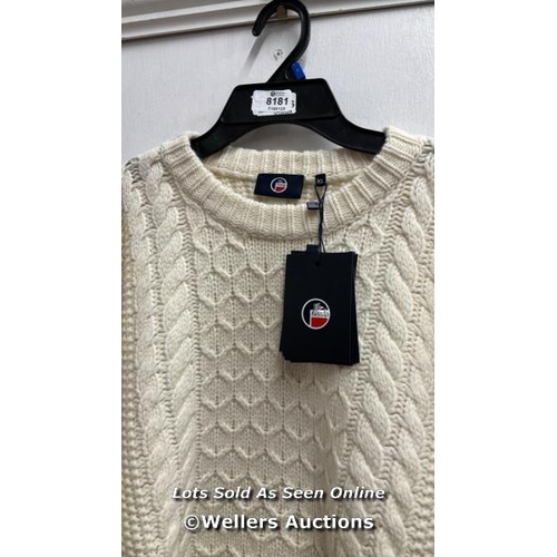 8181 - FUSALP KNIT EDMOND SWEATER / XL / 91400 NEIGE / RRP: 310 / NEW / R1