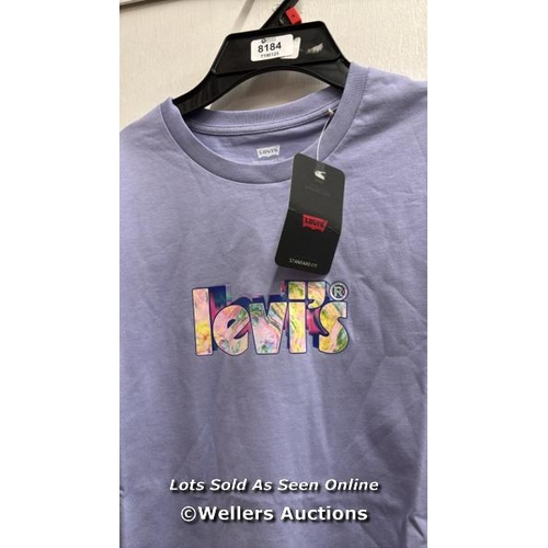 8184 - LEVI'S THE PERFECT TEE BLUES / XS / SEASHELL / RRP: 27 / NEW / R1