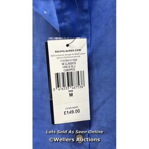 8212 - POLO RALPH LAUREN LINEN CUSTOM FIT SHIRT / M / RRP: 149 / NEW / R1