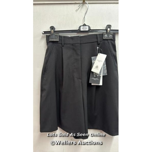 8218 - WEEKEND MAX MARABELBO BLACK SKIRT / 8 / RRP: 185 / NEW / R1