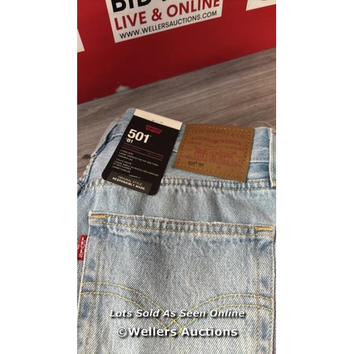 8228 - LEVI'S 501 81 24 EVERAFTERNOON JEANS / 29 / RRP: 100 / NEW / G83