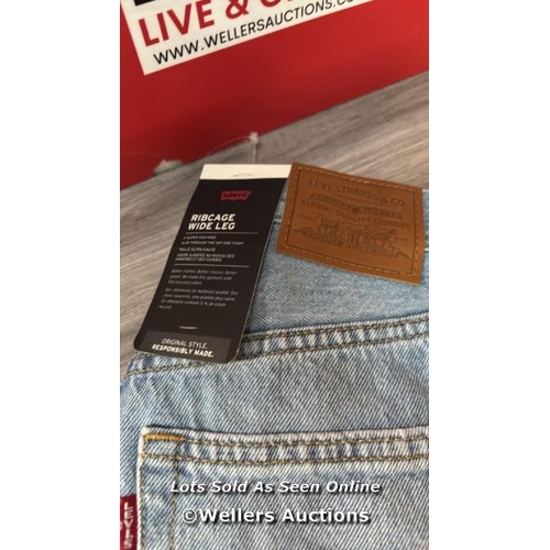 8231 - LEVI'S RIB CAGE WIDE LEG JEANS / 25 / RRP: 110 / NEW / G83