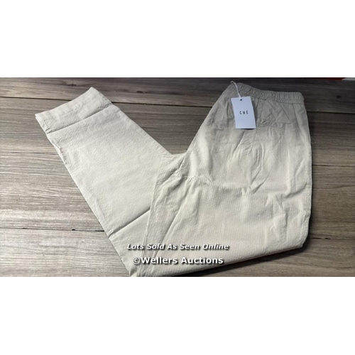 8235 - CH� SEER TROUSERS / STONE / L / RRP: 125 / NEW / G83