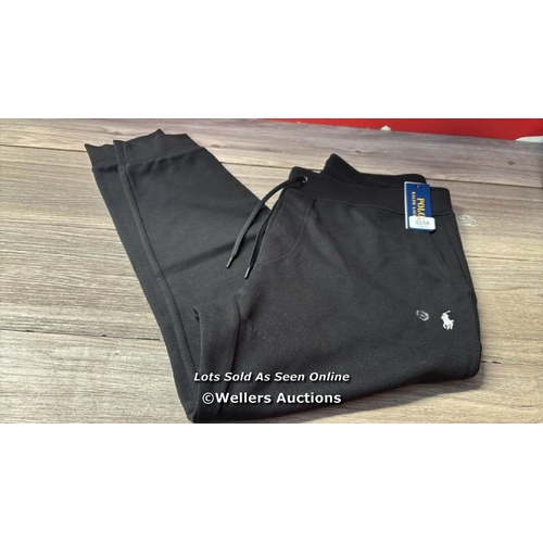 8258 - POLO RALPH LAUREN SWEATPANT / DOUBLE KNIT TECH / BLACK / XL / RRP: 125 / G83