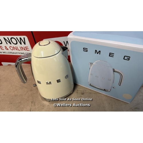 8266 - SMEG KETTLE CREAM / NEW, OPEN BOX / RRP: 149 / G4