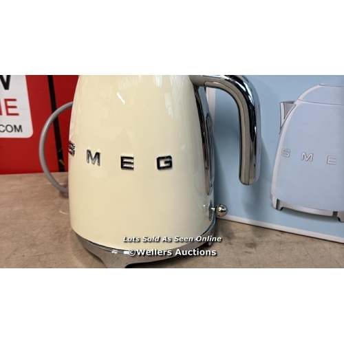 8266 - SMEG KETTLE CREAM / NEW, OPEN BOX / RRP: 149 / G4