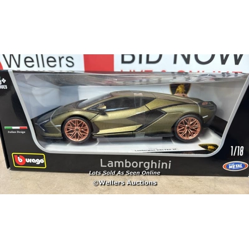 8309 - BBURAGO LAMBORGHINI SIAN 1/18 DIECAST MODEL / NEW / RRP: 52.95 / G7