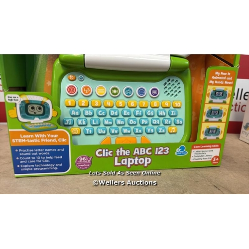 8315 - LEAPFROG CLIC THE ABC 123 LAPTOP / NEW / RRP: 34.95 / G7